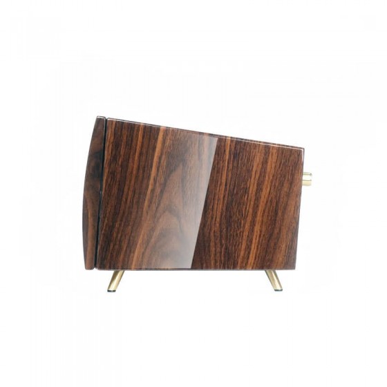 Rolex Watch Winder With Solid Wood for 4 watches side view