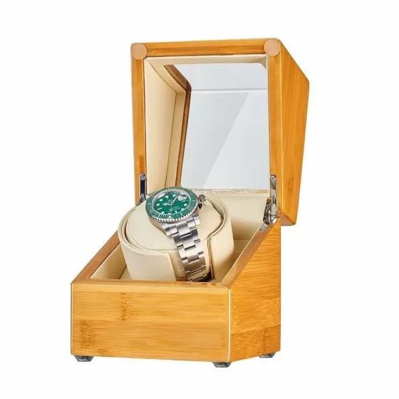 Single Roroos Watch Winder - Bamboo