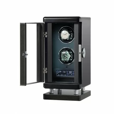 Roroos Premium Uhrenbeweger aus Holz mit LCD-Touchscreen Übersicht