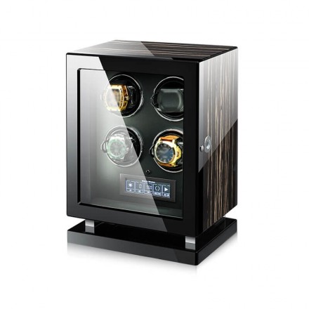 Dark Warrior Intelligent Quad Watch Winder Box Overview