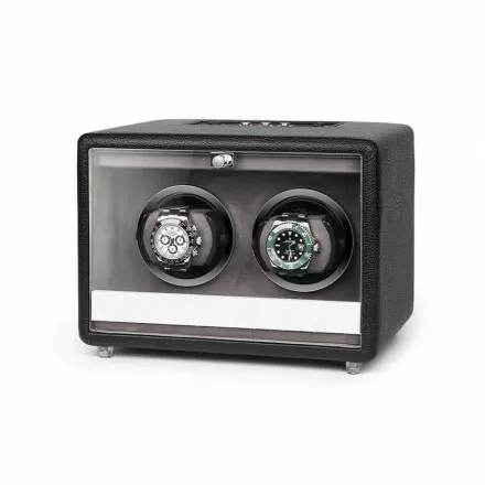 Roroos Classic Leather Double Watch Winder Overview