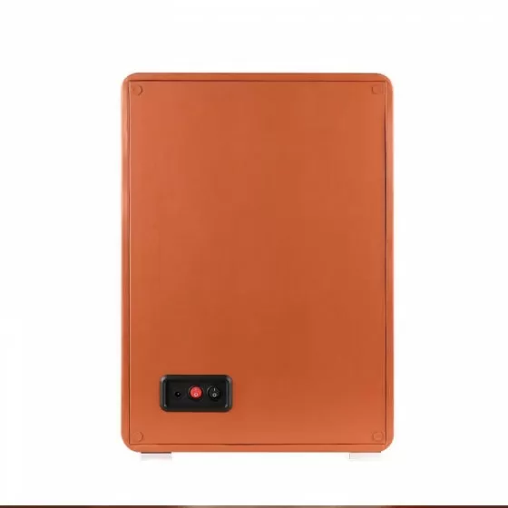 LCD Touch Automatic 6 Slot Uhrenbeweger mit braunem Leder