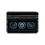 Triple Watch Winder with 6 Extra Storage