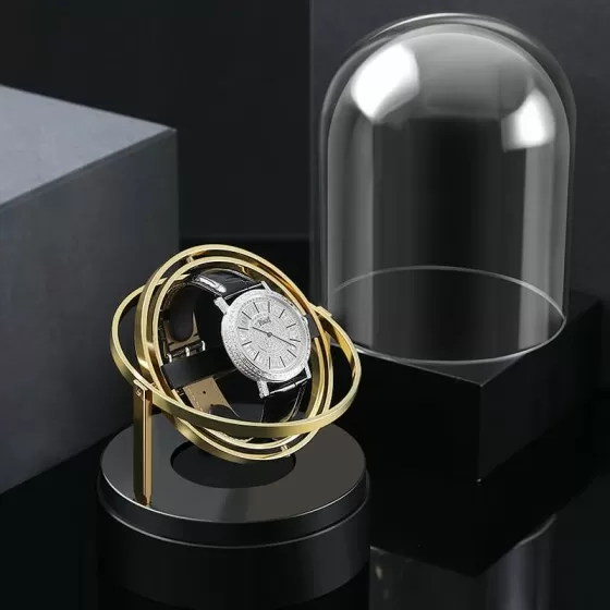 Astronomy Watch Winder - Gold and Glass cover