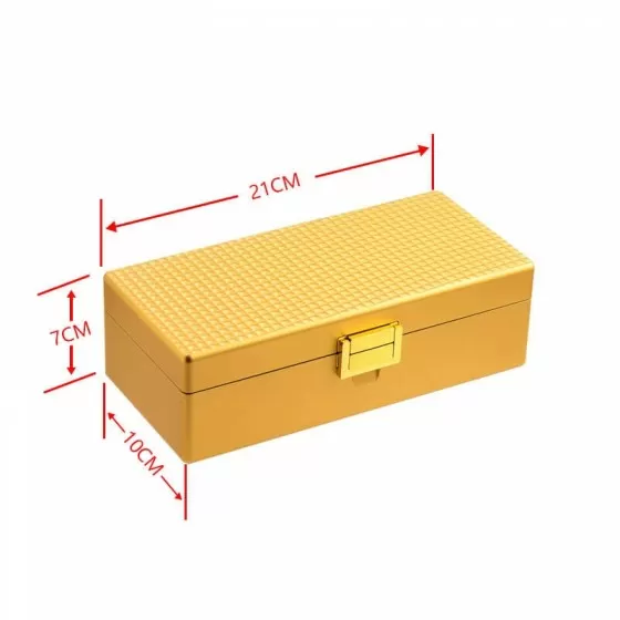 Luxury Metal Watch Box with 4 Slots