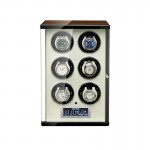 Touch Control Uhrenbeweger für Automatikuhren mit 6 Fächern - Innen beige
