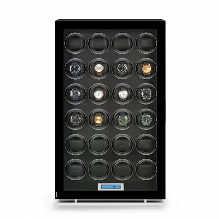 Vitrina Automática Profesional para 24 Relojes | Desinfección UVC y Pantalla LED