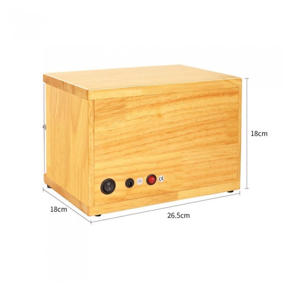 Remontoir de montre automatique en bois double - Burlywood