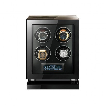 Dark Warrior Intelligent Quad Watch Winder Box