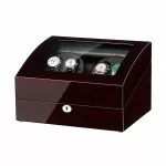4 Watch Winders for Automatic Watches With 6 Watch Storages - Ebony battery winder 