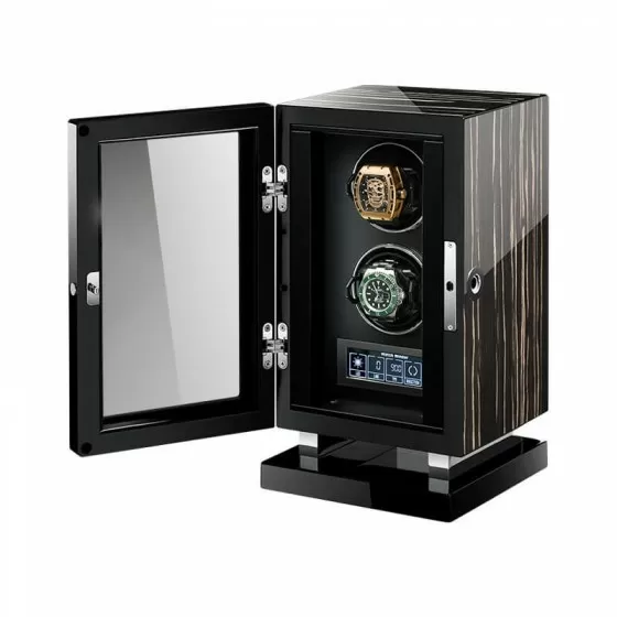 Roroos Dark Warrior double watch winder - opened