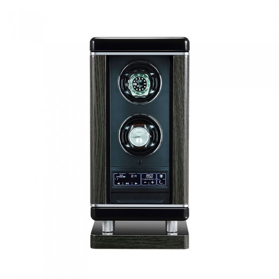 Roroos Premium Wooden Double Watch Winder front view