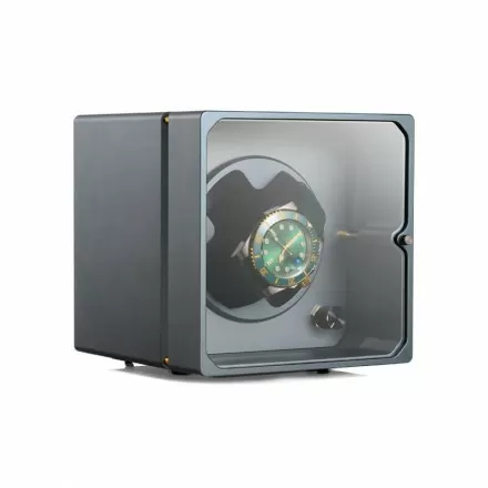 Cyberwinder Automatik-Uhrenbeweger aus Metall - Dunkelgrau