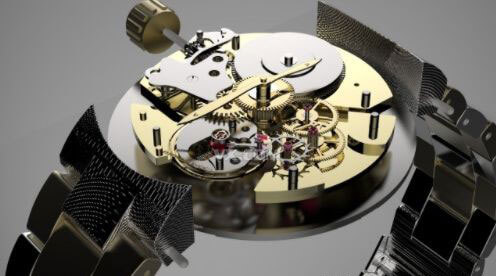 reloj mecánico
