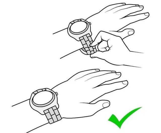 Adjust the Pin Bracelet Watch Band