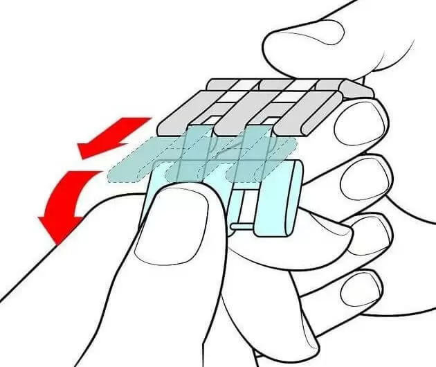Adjust the Deployment Buckle Watch Band