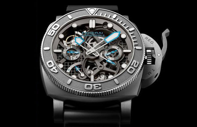 Panerai Submersible Mike Horn Tourbillon Two Time PAM01108