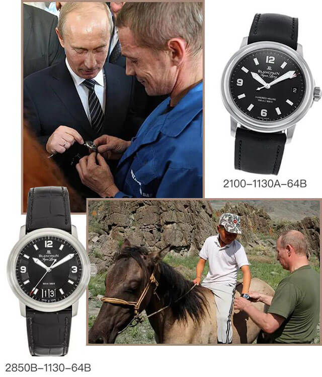 Putin presents a watch