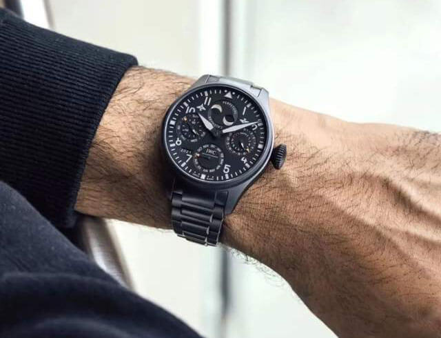 stainless steel watch