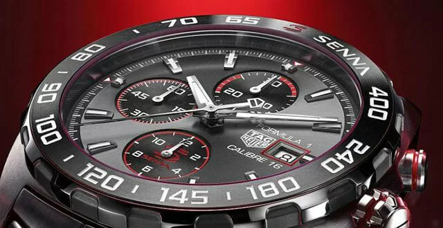 TAG Heuer F1 series Senna special edition