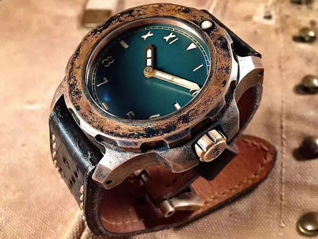 bronze watch