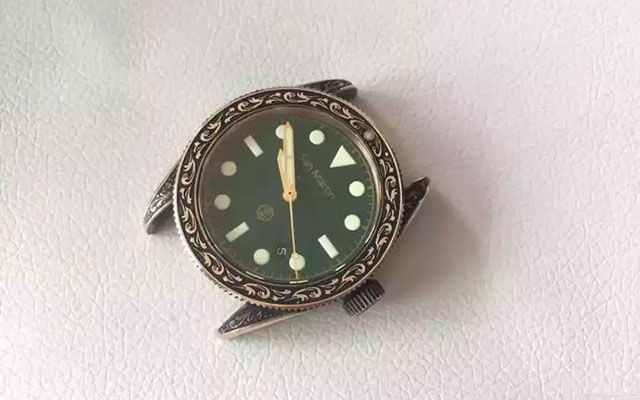 bronze watch