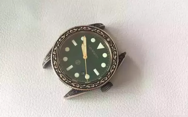 bronze watch