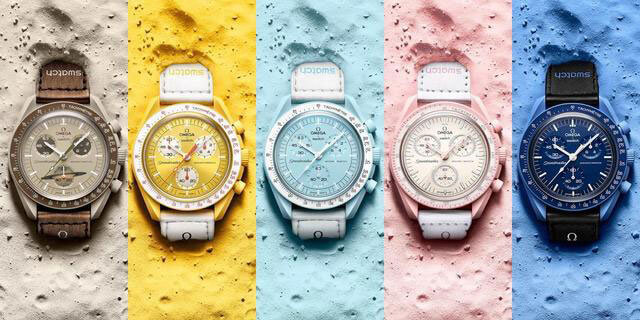 Omega and Swatch joint watche