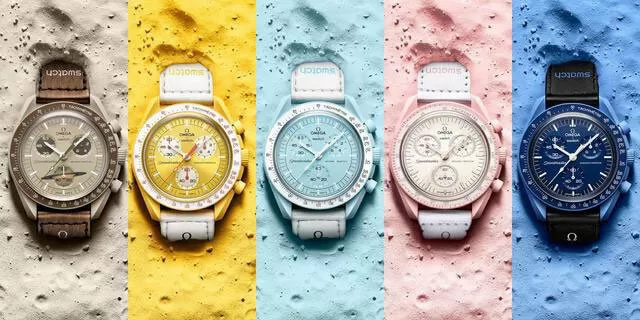 Omega and Swatch joint watche