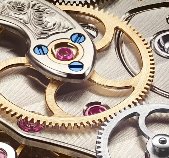 Lange movement gear