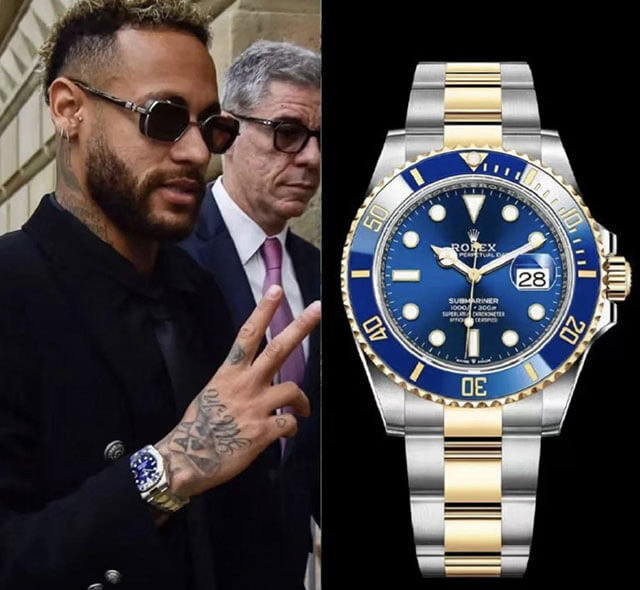 Rolex Two-tone Blue Submariner