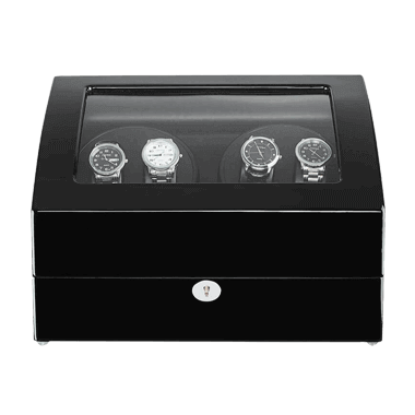 Rolex Watch Winder Box for 10 Automatic Watches - Black