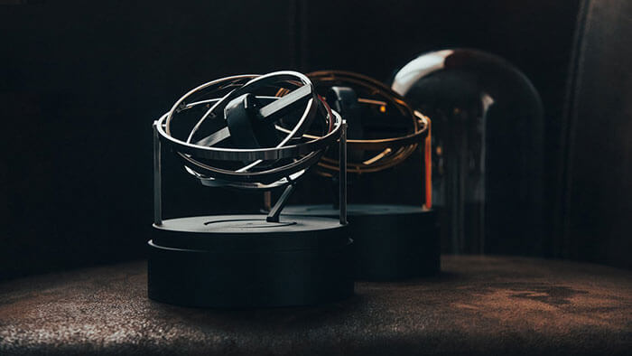 Avvolgitore per orologio astronomico - Argento
