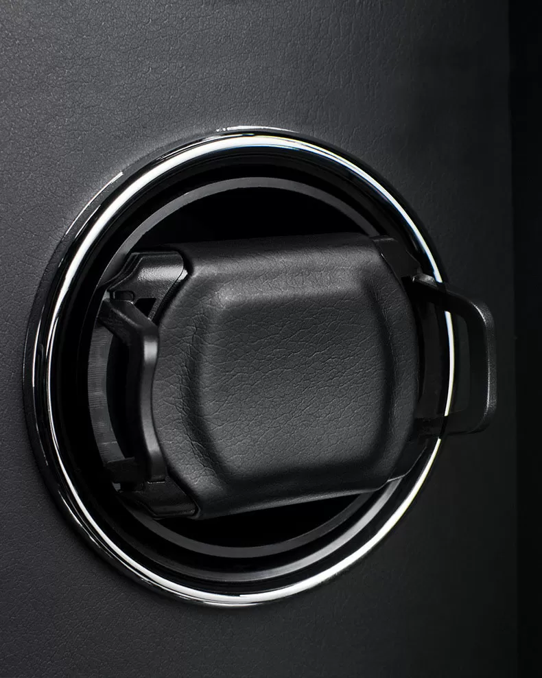 Soporte telescópico lock-in del enrollador de 2 relojes ROROOS Premium de madera