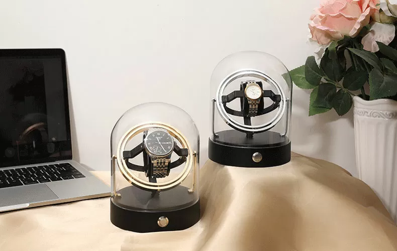 Remontoir de montre gyroscopique Astronomy Planet Perseus - Argent