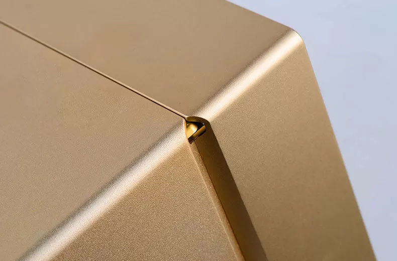 single metal automatic watch winder - gold