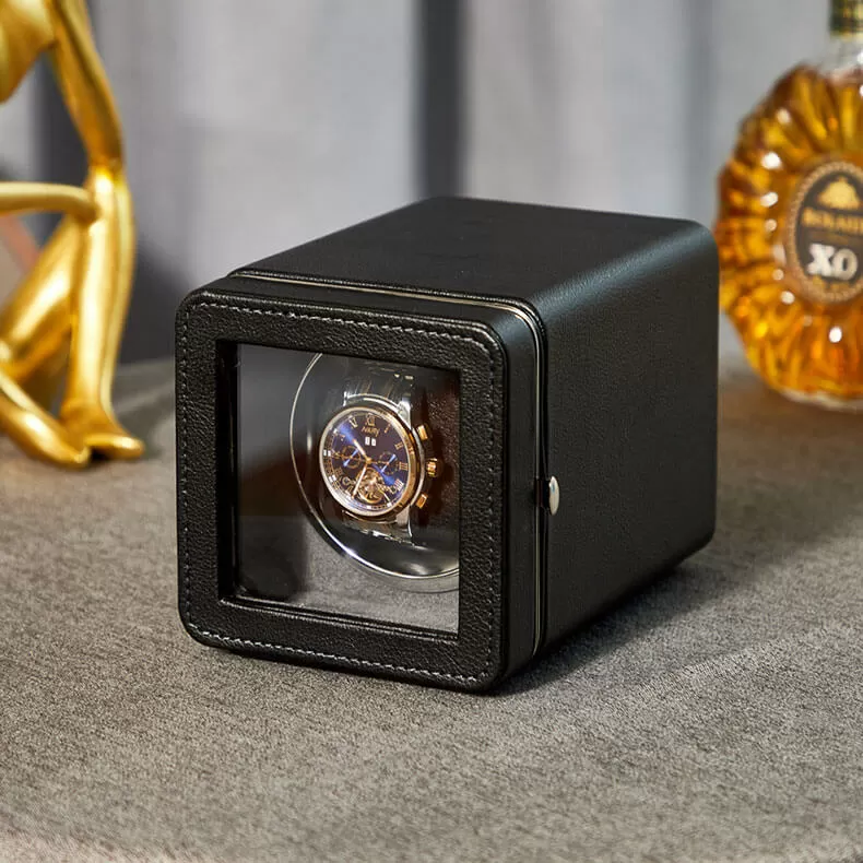 Quiet motor watch rotator for luxury watches