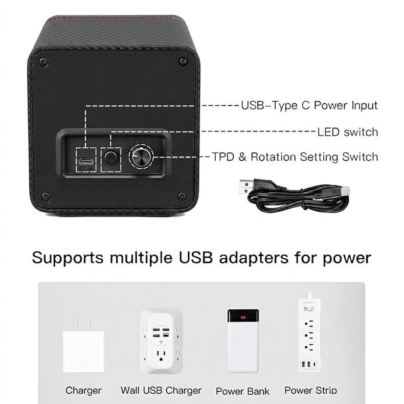 Caja de Vigilancia Individual de Fibra de Carbono Roroos