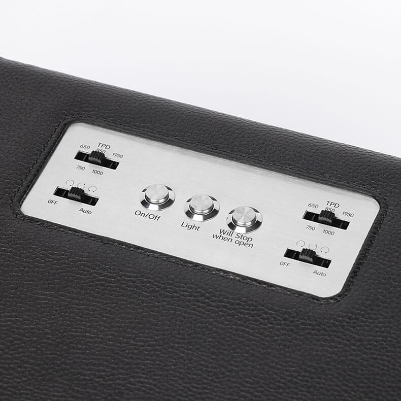 Caja enrollable de cuero clásica para relojes Roroos