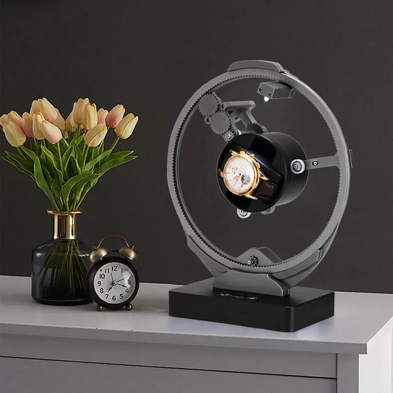 Remontoir de montre orbital à engrenage planétaire - Argent