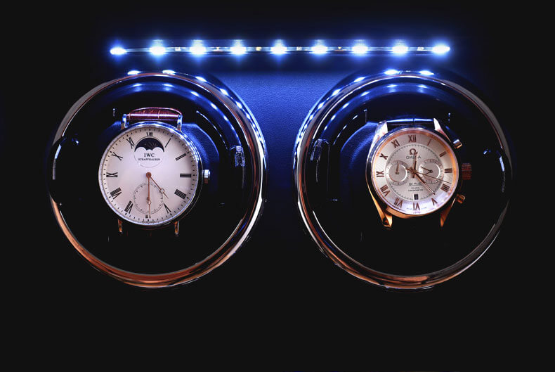 Vertical Six piece Automatic Rolex Watch Winder