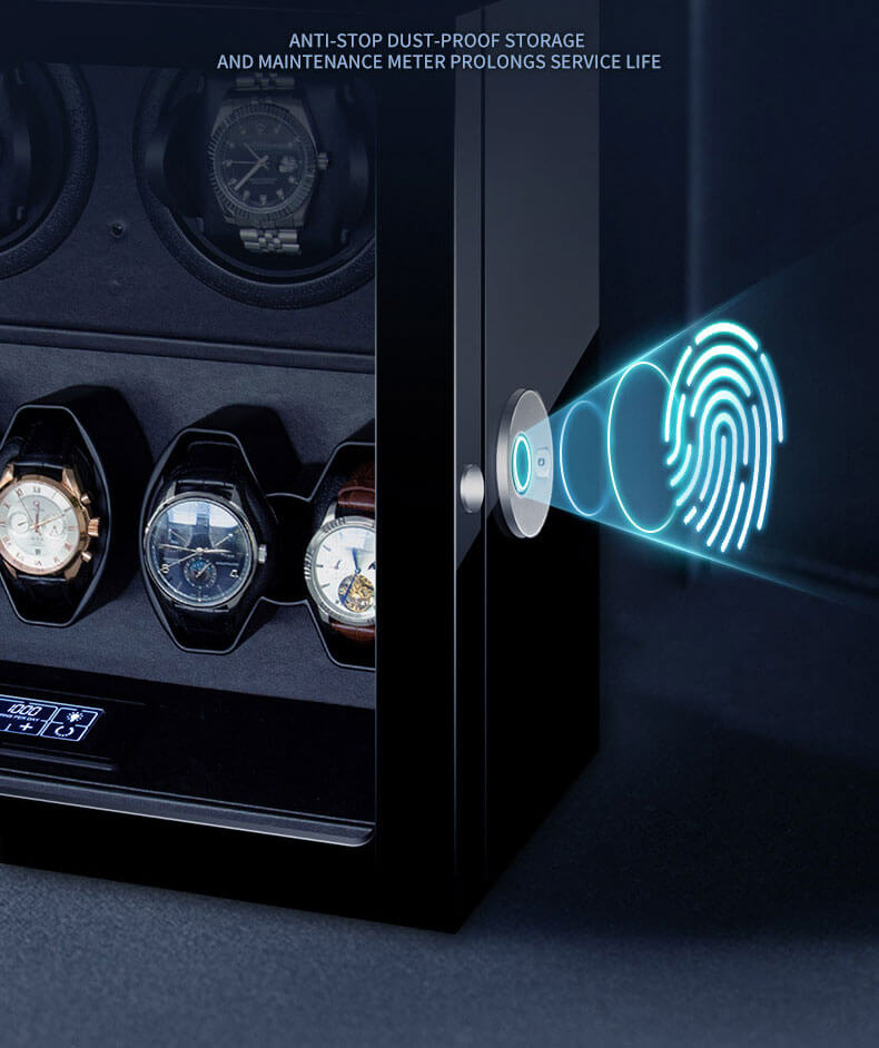 Vertical Six piece Automatic Rolex Watch Winder